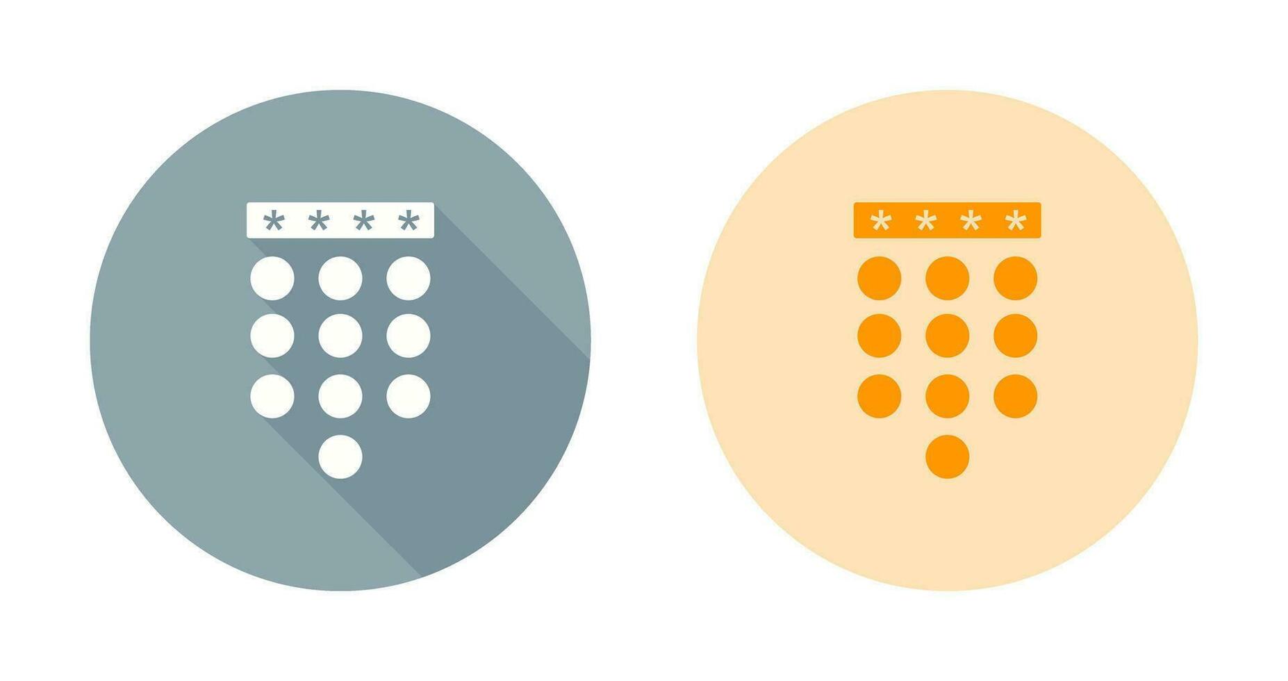 Passcode Lock Vector Icon