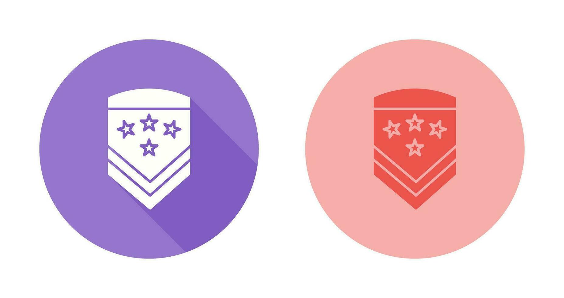 Military Badge Vector Icon