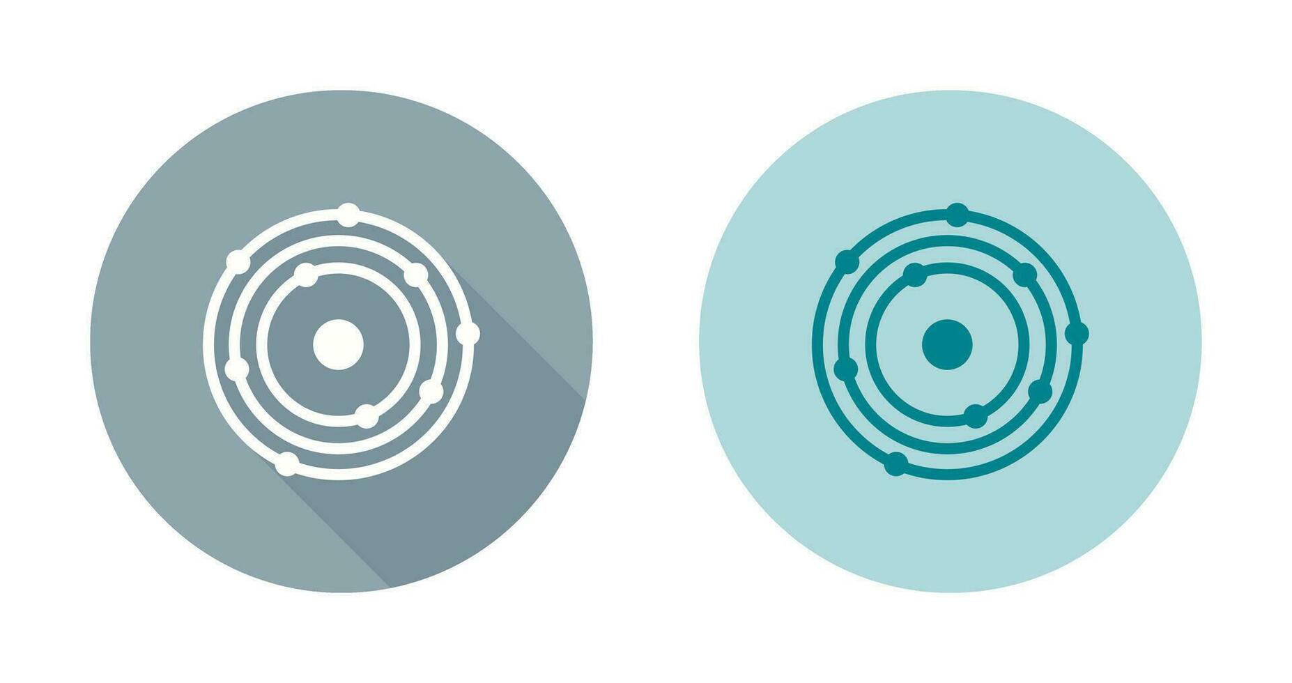 Atomic Structure Vector Icon