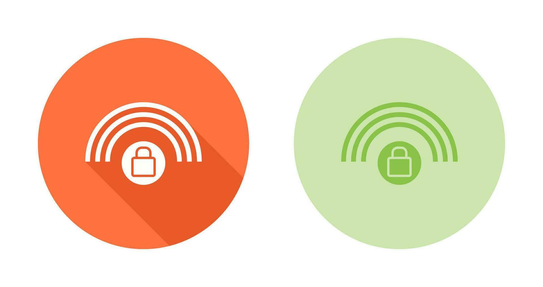 Protected Wifi Vector Icon