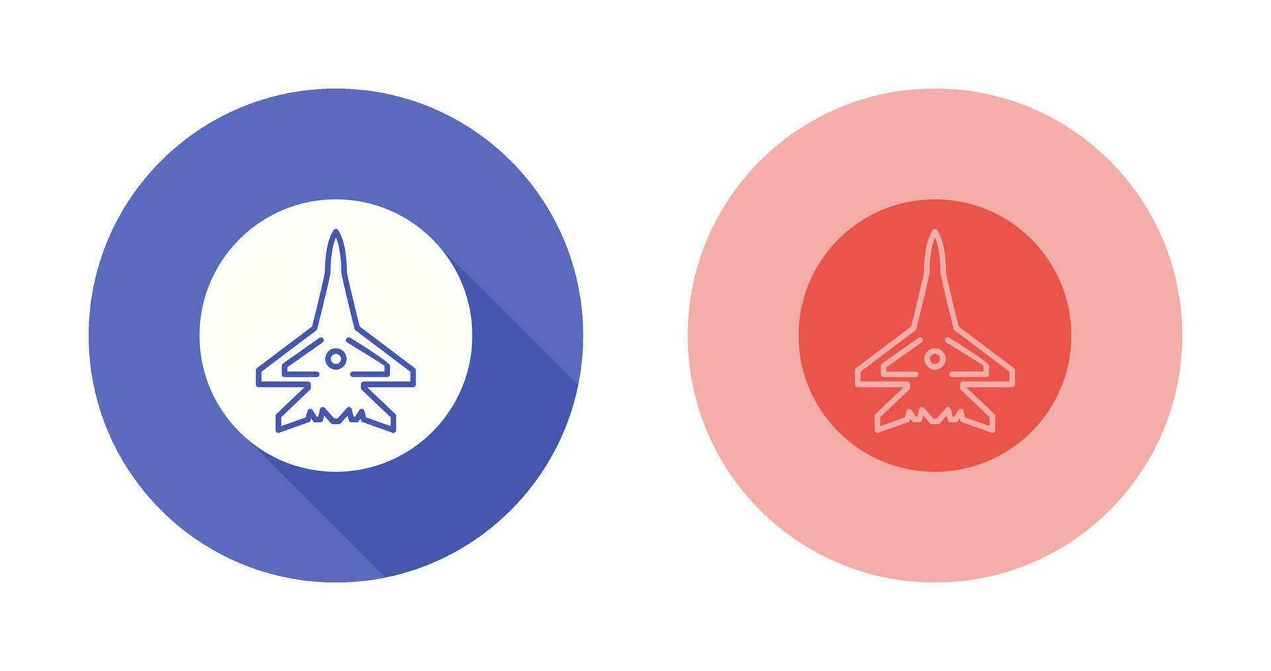 Fighter Plane Vector Icon