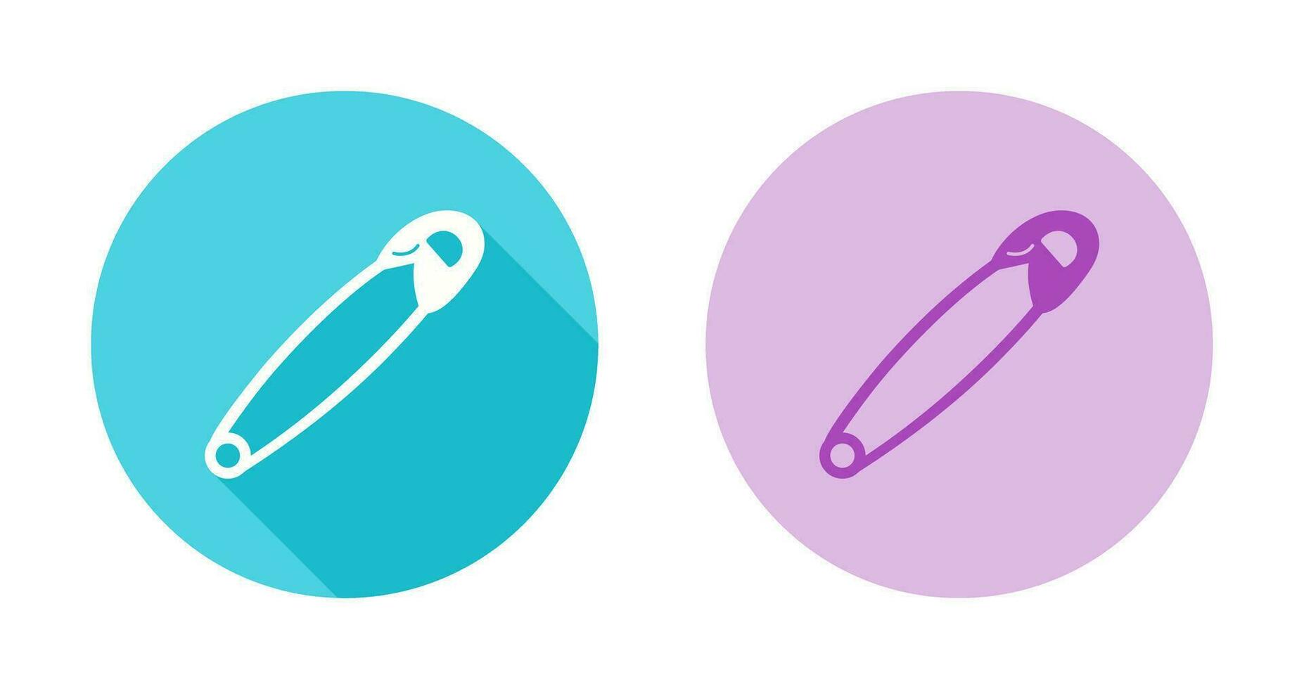 Safety Pin Vector Icon