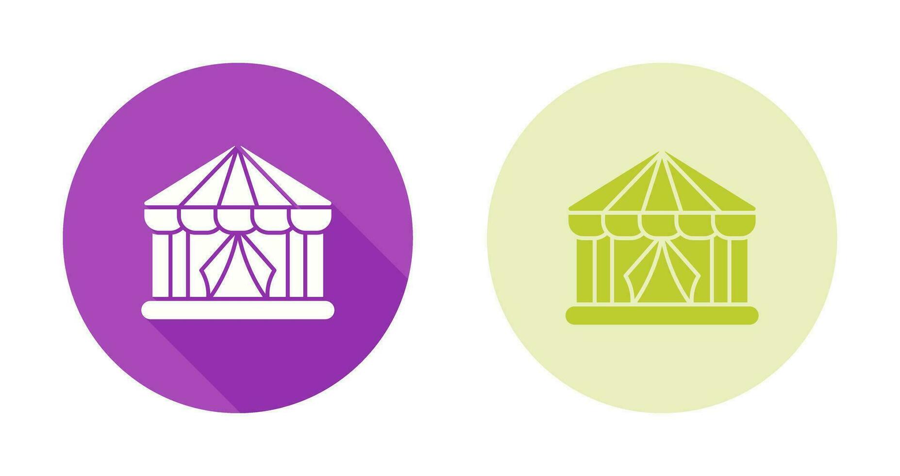 Circus Tent Vector Icon