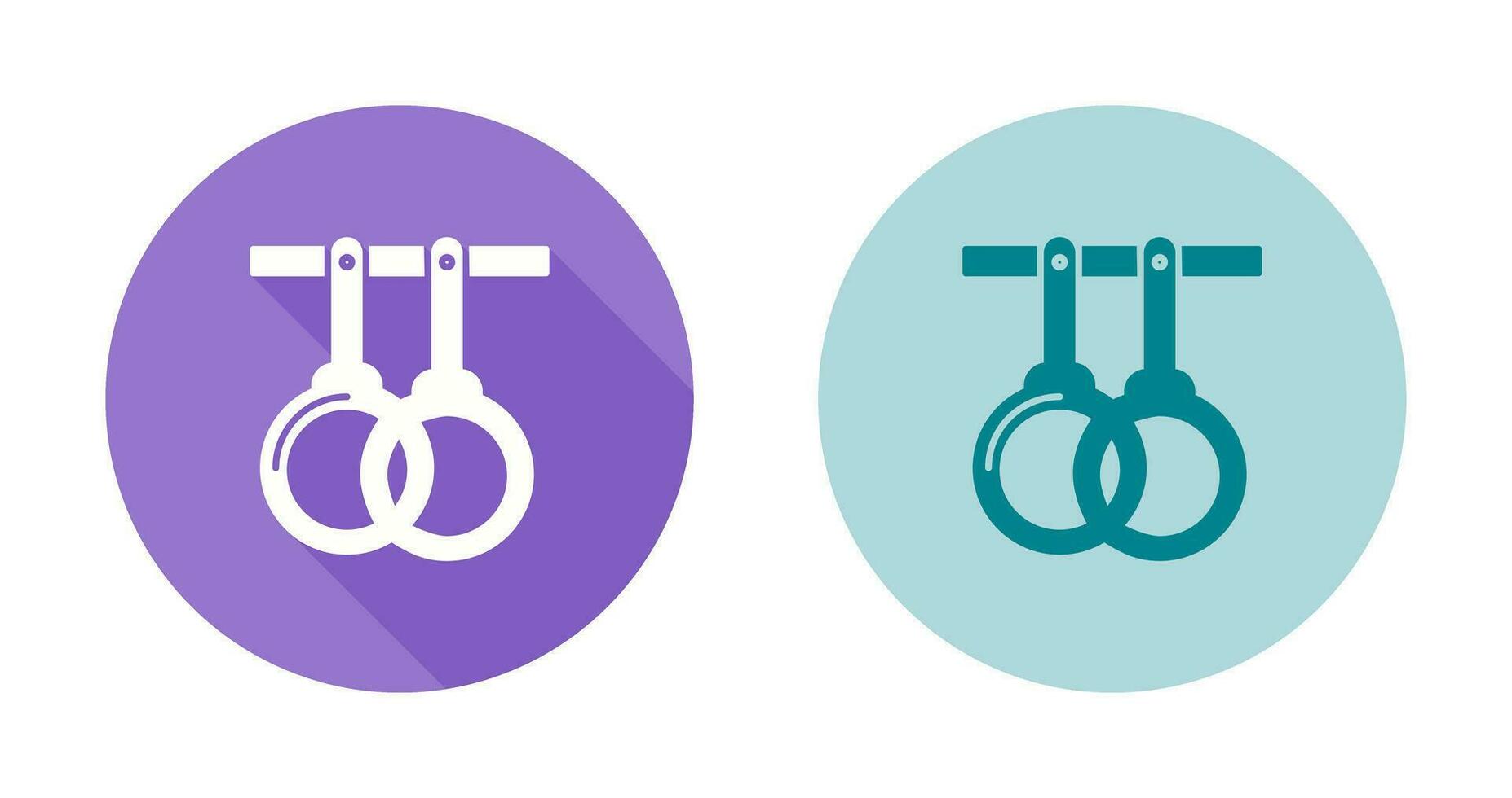 Gym Rings Vector Icon