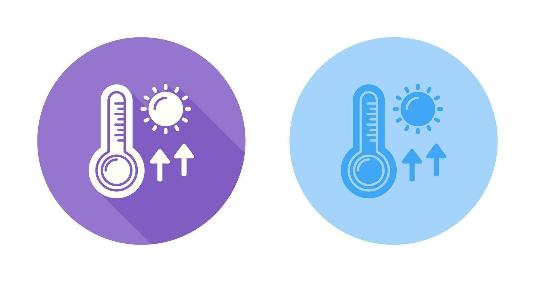 High Temperatures Vector Icon