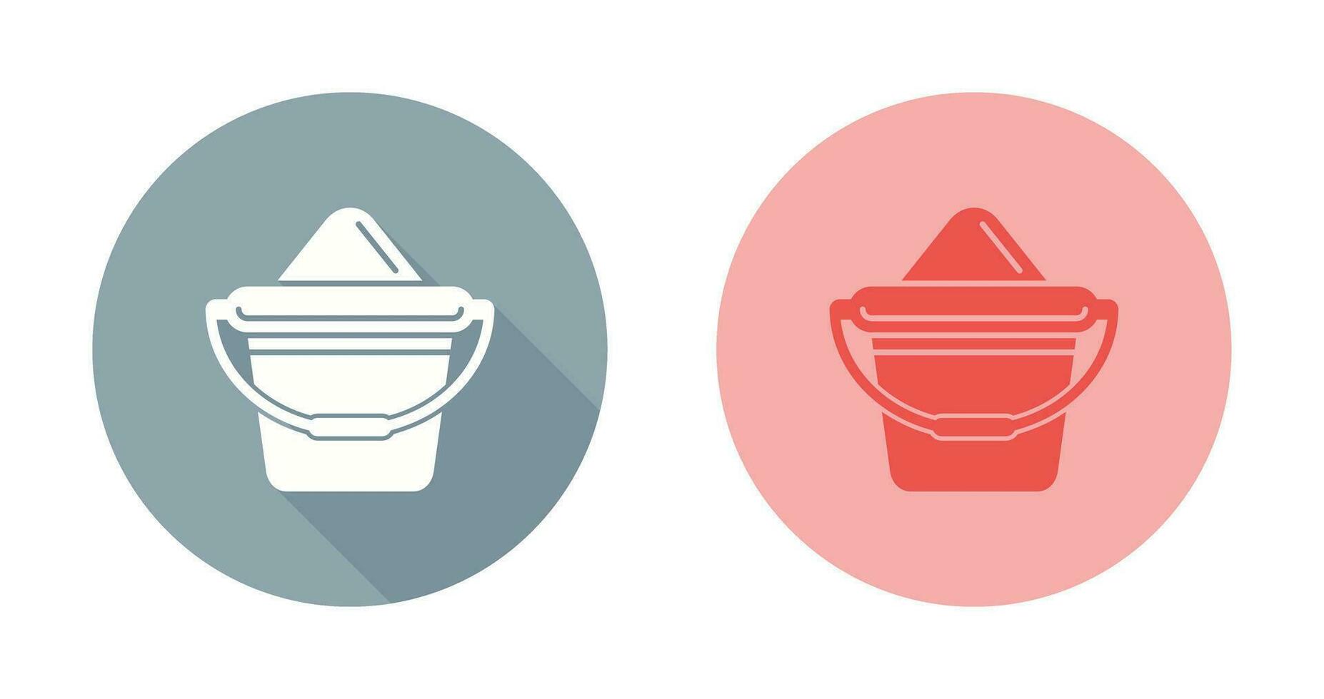 Sand Bucket Vector Icon