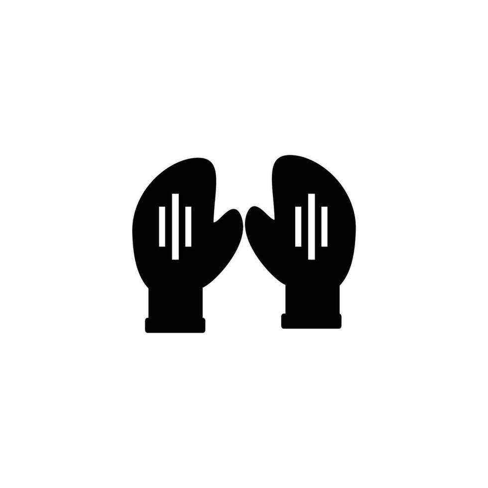 Iconic boxing gloves a symbol of strength, discipline, and the art of combat. vector