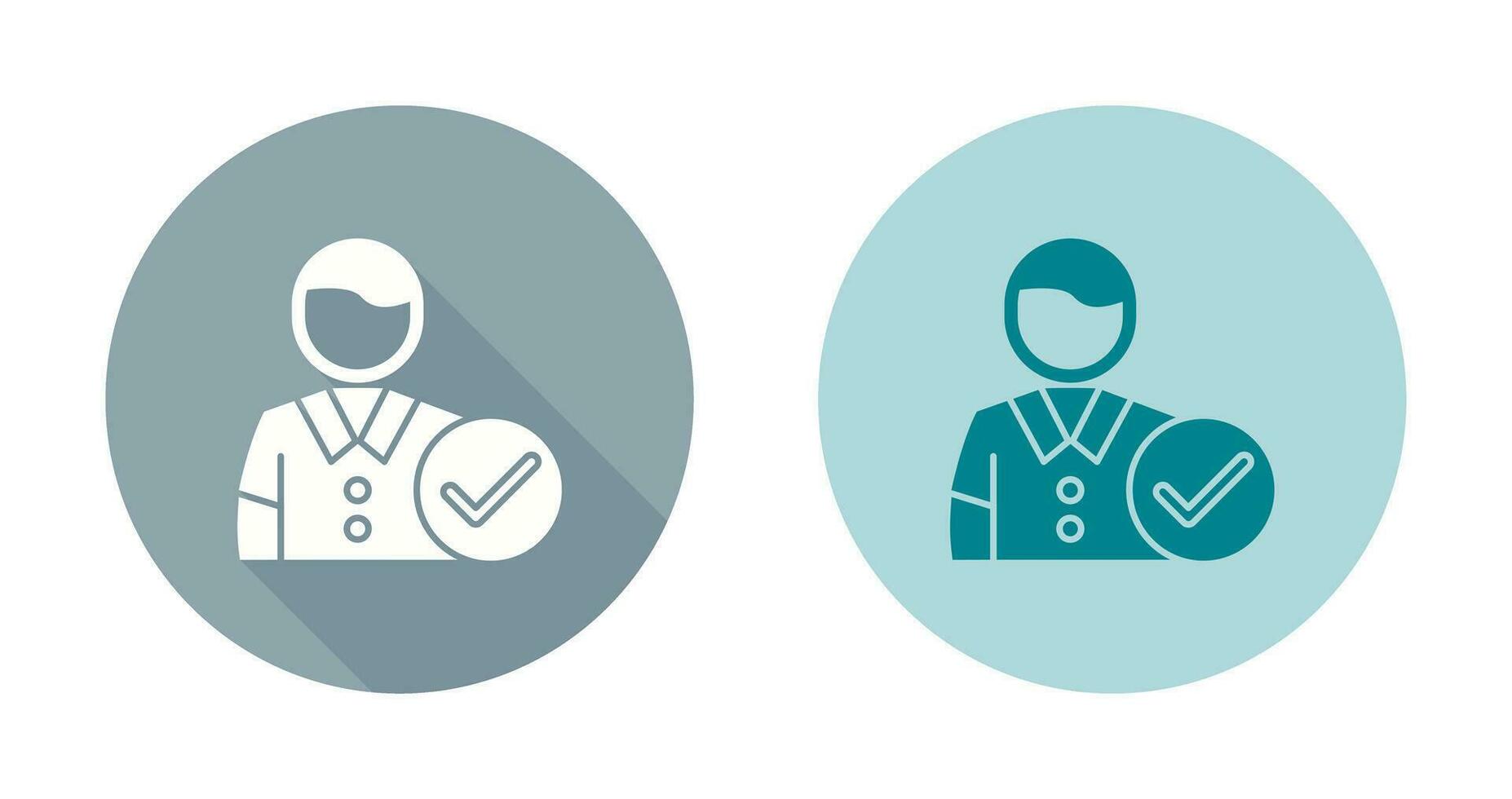 Man Accept Vector Icon