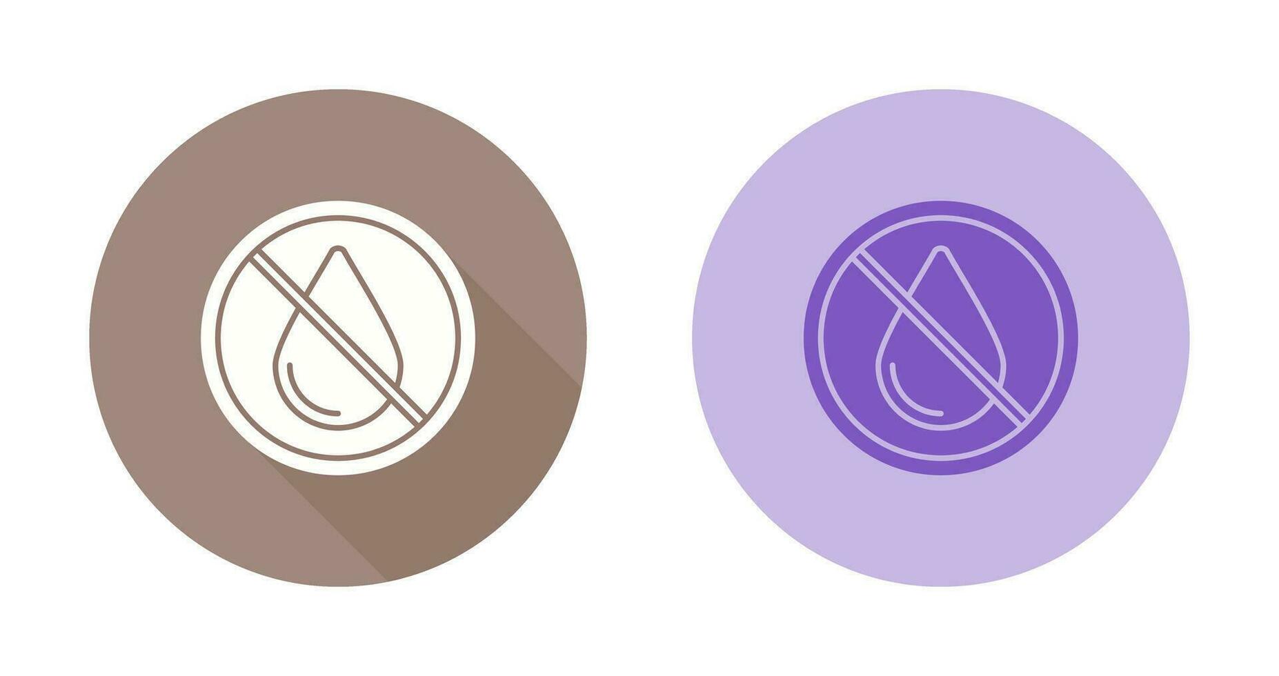 No Water Vector Icon