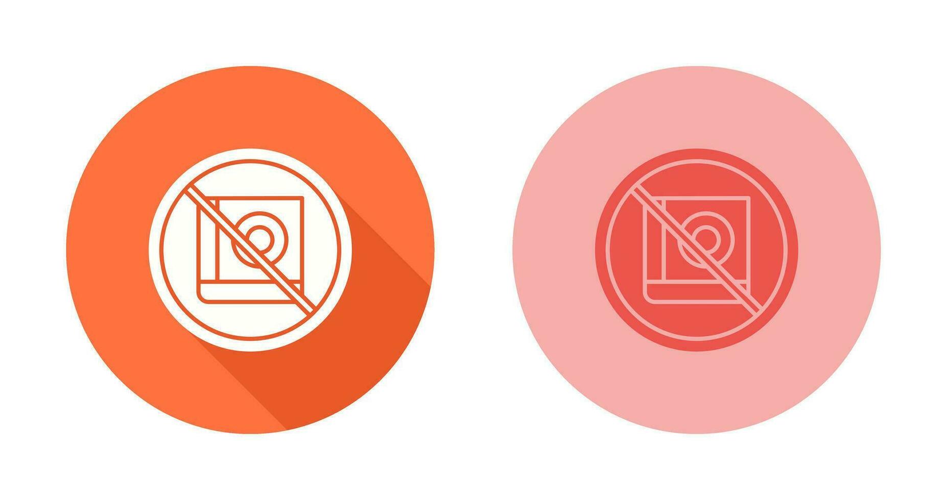 No Education Vector Icon