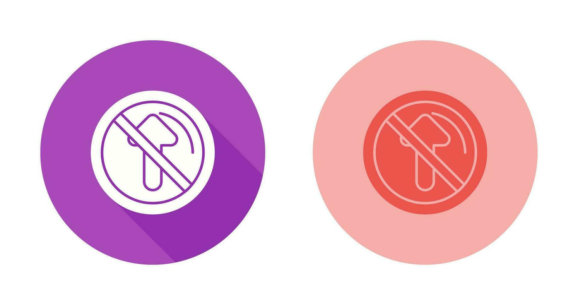 No Passing Vector Icon