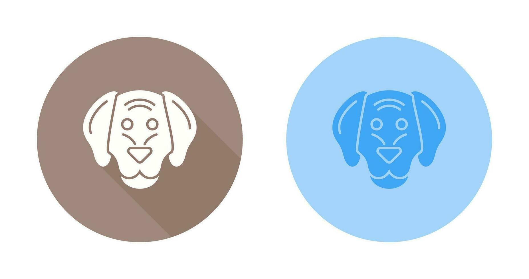 icono de vector de perro