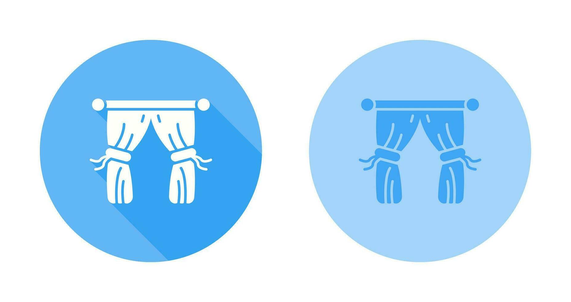 Curtains Vector Icon