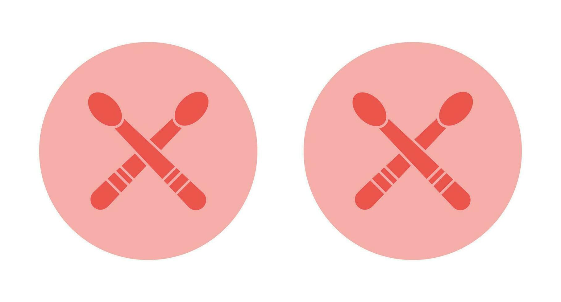 Drumsticks Vector Icon