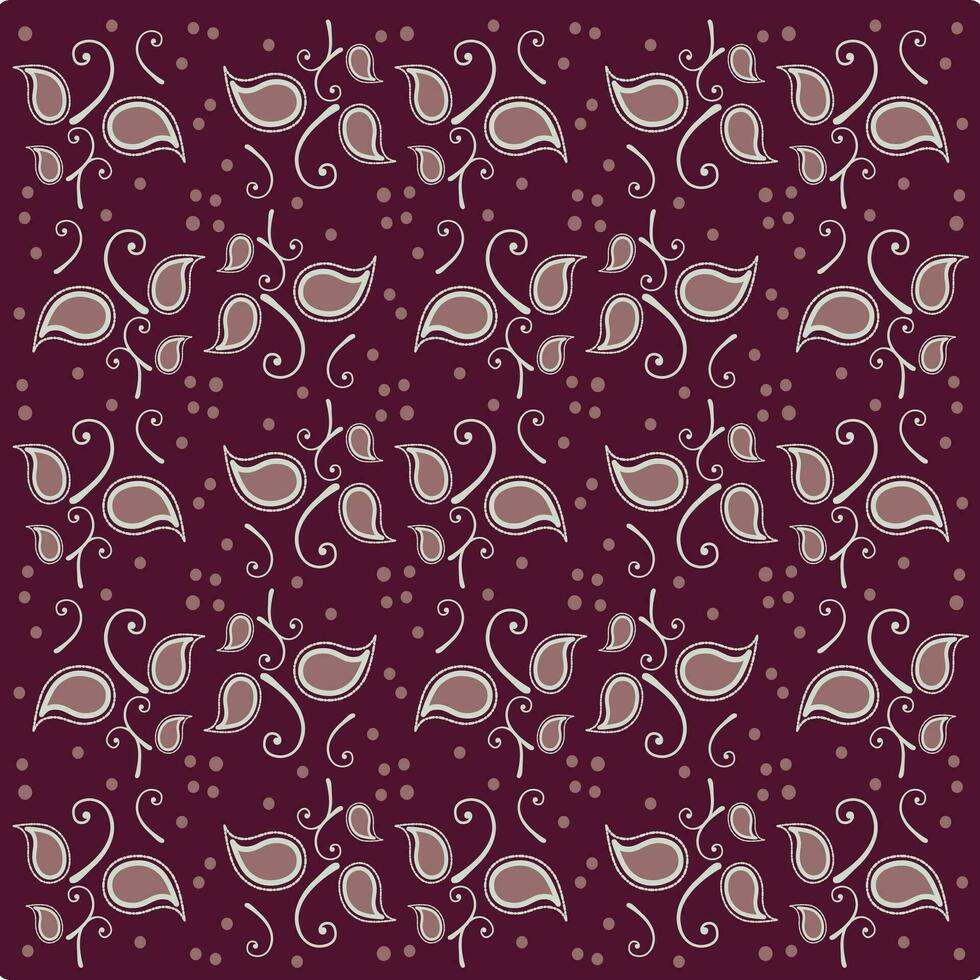 patrón floral sin fisuras. rama con hojas de textura ornamental. florecer, naturaleza, verano, jardín, texturado, plano de fondo vector