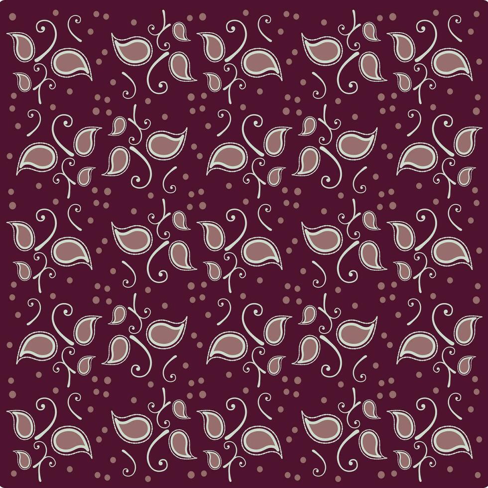 Floral seamless pattern. Branch with leaves ornamental texture. Flourish nature summer garden textured background vector