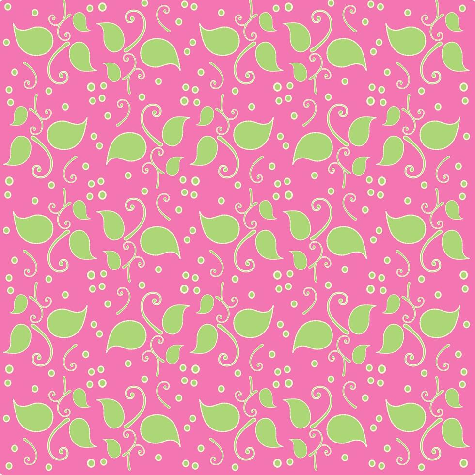 Floral seamless pattern. Branch with leaves ornamental texture. Flourish nature summer garden textured background vector