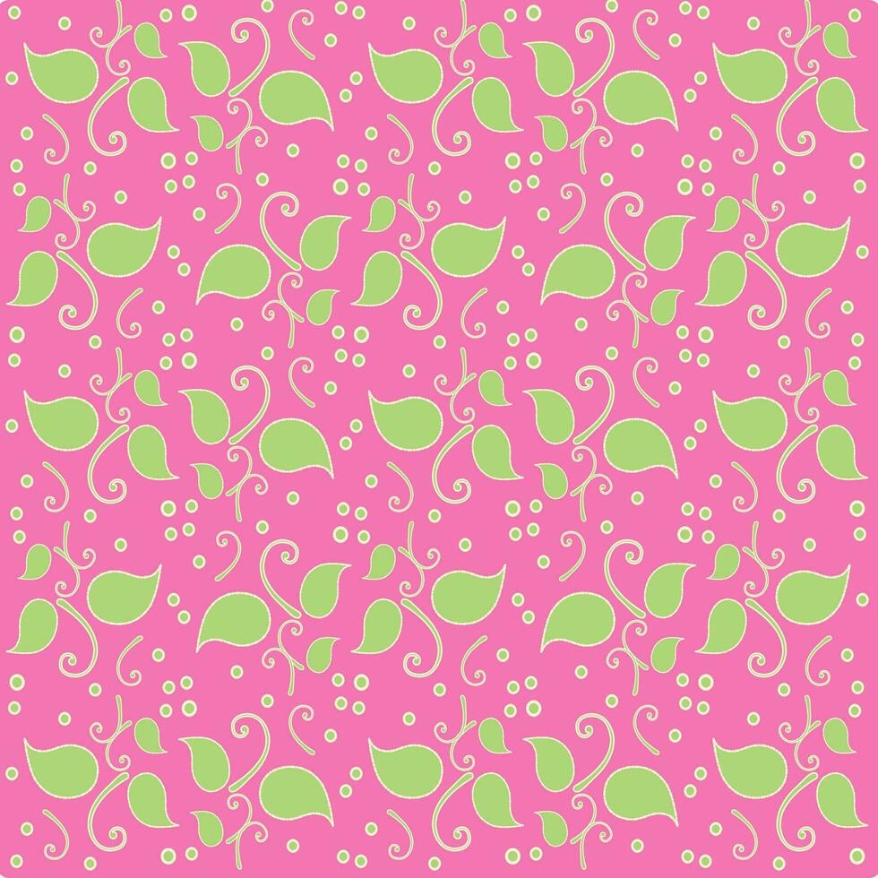 patrón floral sin fisuras. rama con hojas de textura ornamental. florecer, naturaleza, verano, jardín, texturado, plano de fondo vector