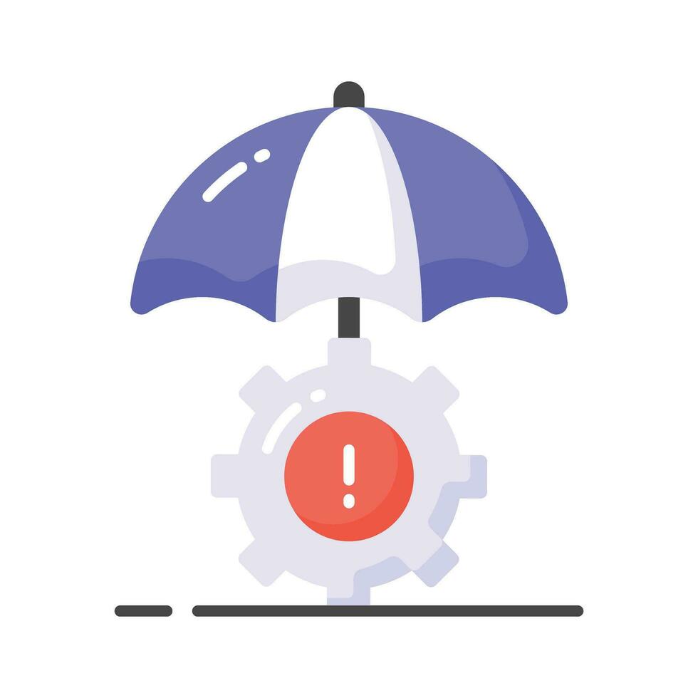Check this eye catching vector of risk management in modern design style