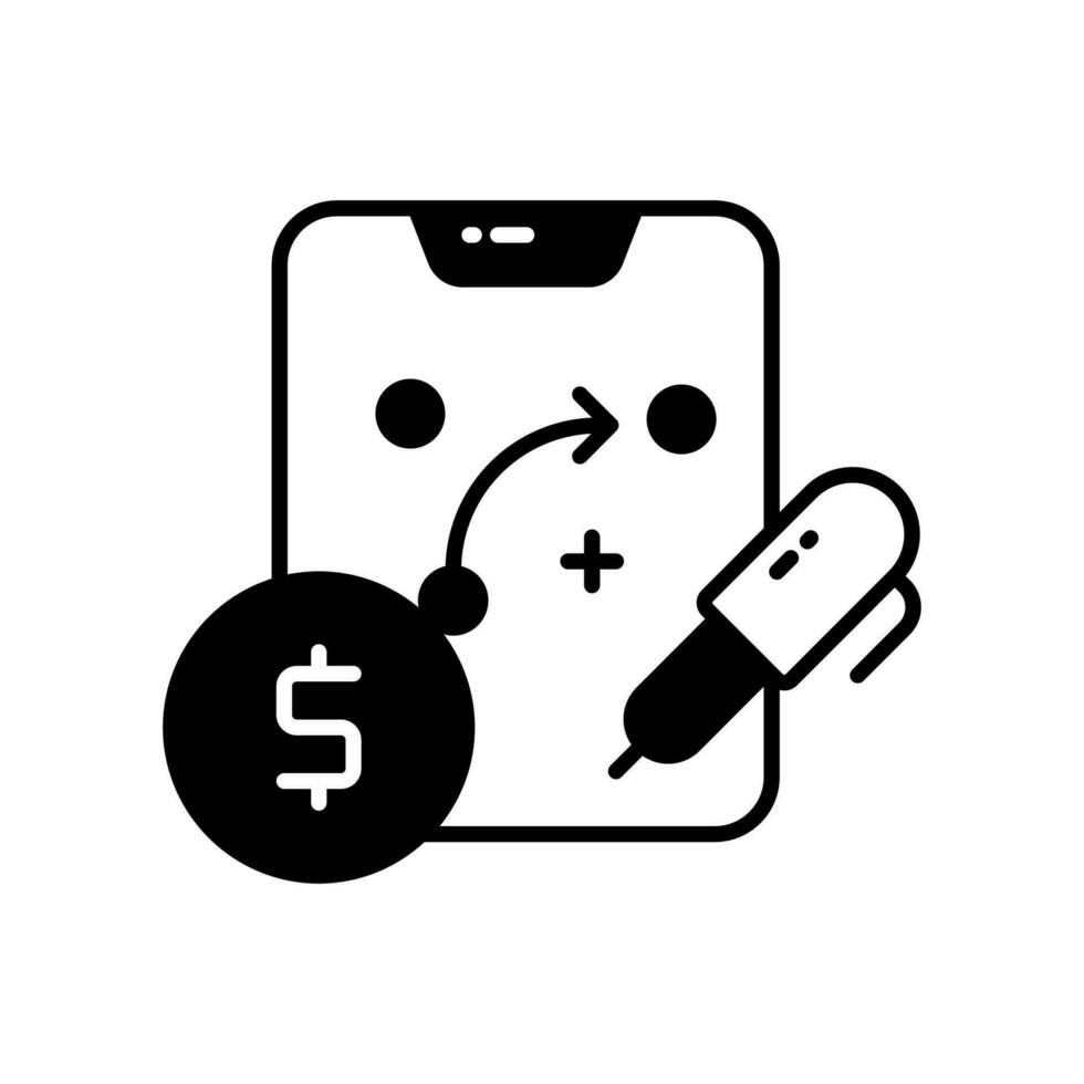 Unique icon of business strategic planning, editable vector of tactical planning