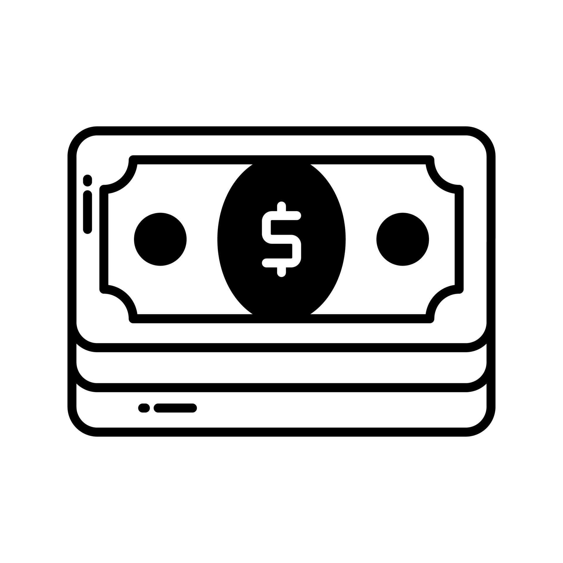 An Icon Of Paper Currency In Modern Style Well Designed Vector Of an-icon-of-paper-currency-in-modern-style-well-designed-vector-of