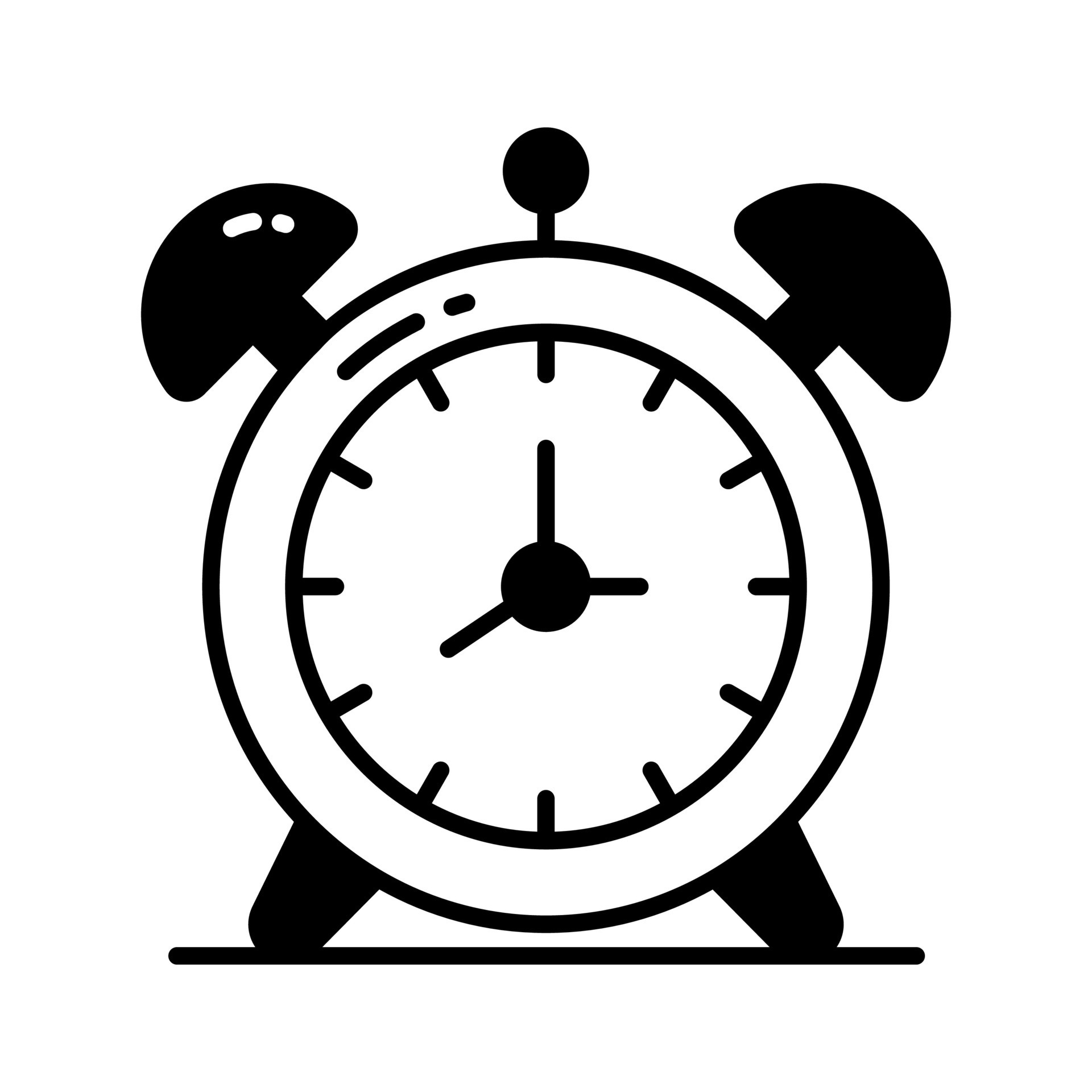 icono de línea de reloj despertador silencioso 14768980 Vector en Vecteezy