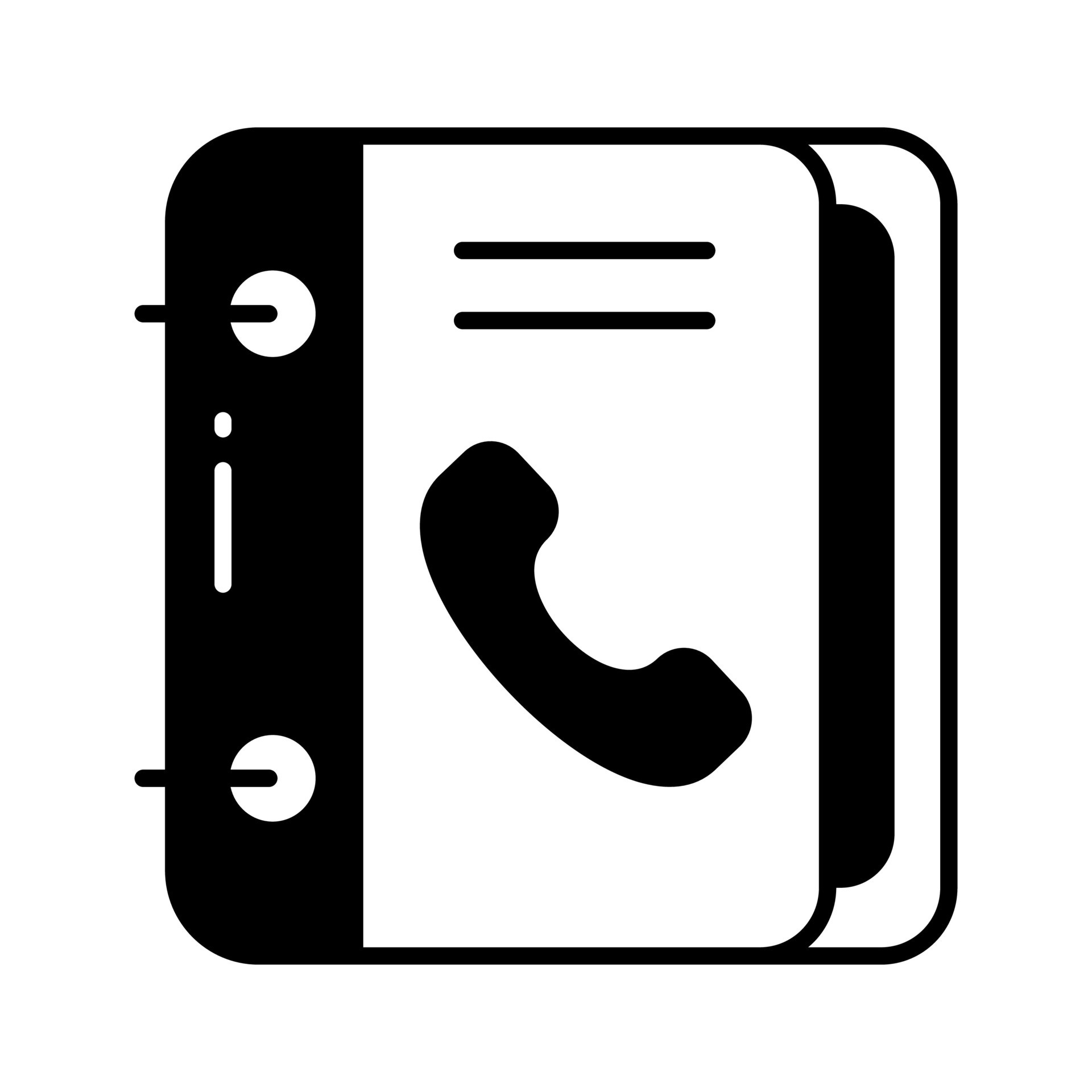 Phone book, contact book icon in trendy style, address book vector 27373386 Vector Art at Vecteezy