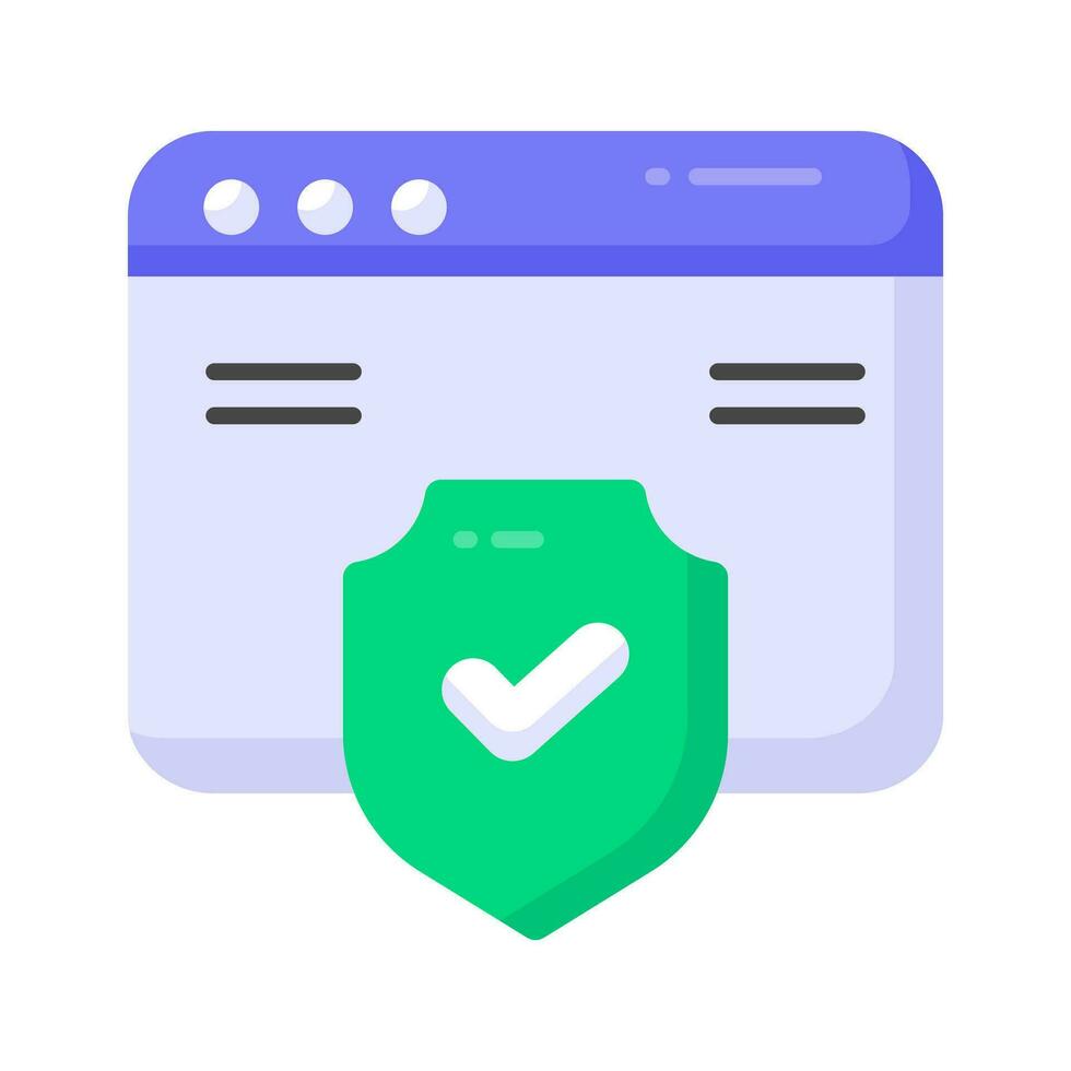 web navegador proteccion, seguro sitio web vector diseño, seguro proteger con página web