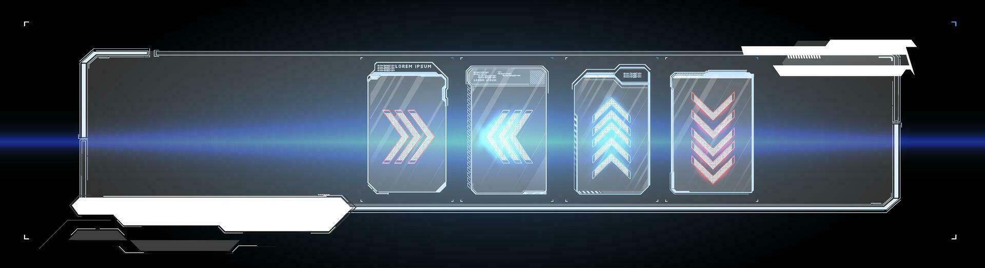 HUD, UI, GUI futuristic user interface screen elements set. High tech ...