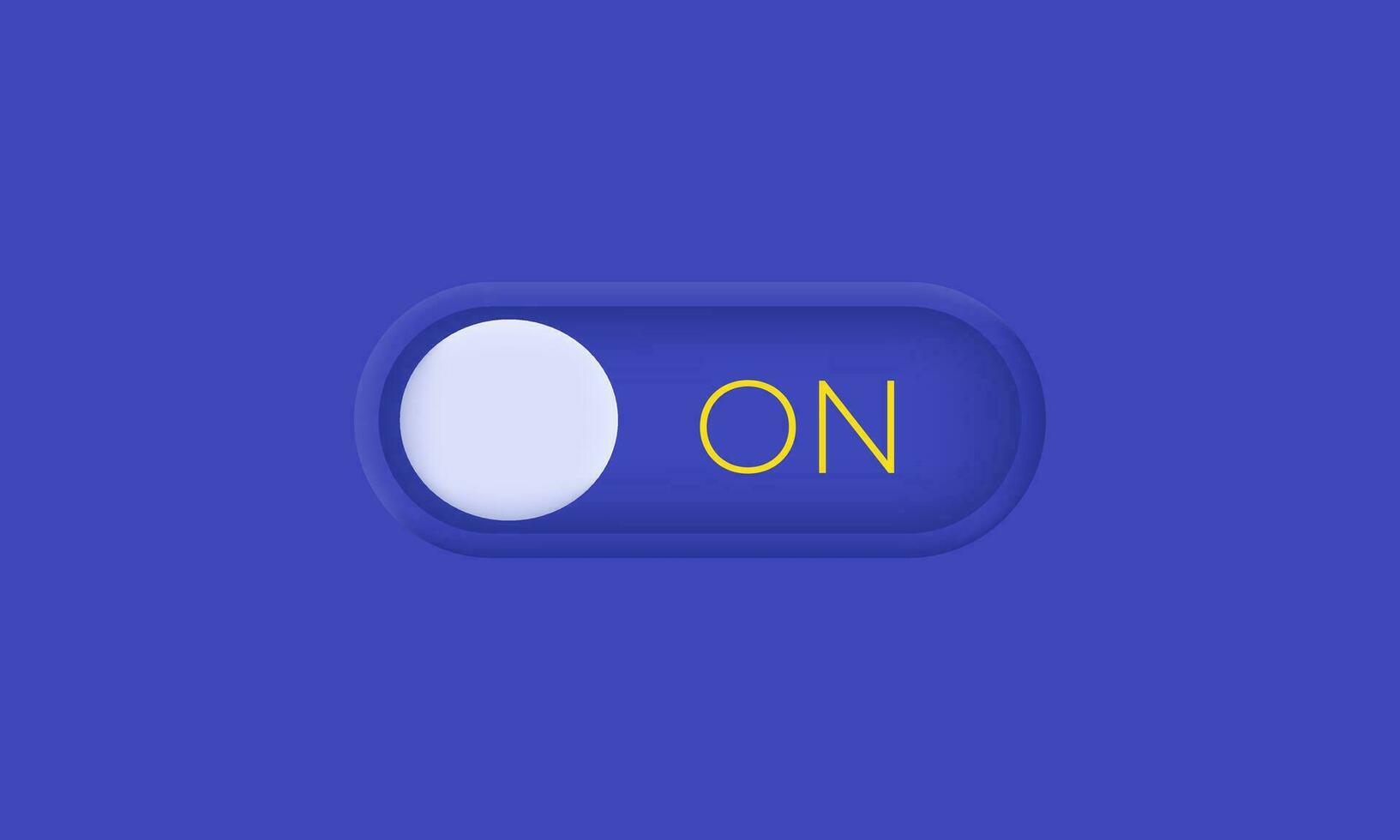 illustration creative on switch buttons material 3d vector symbols isolated on background