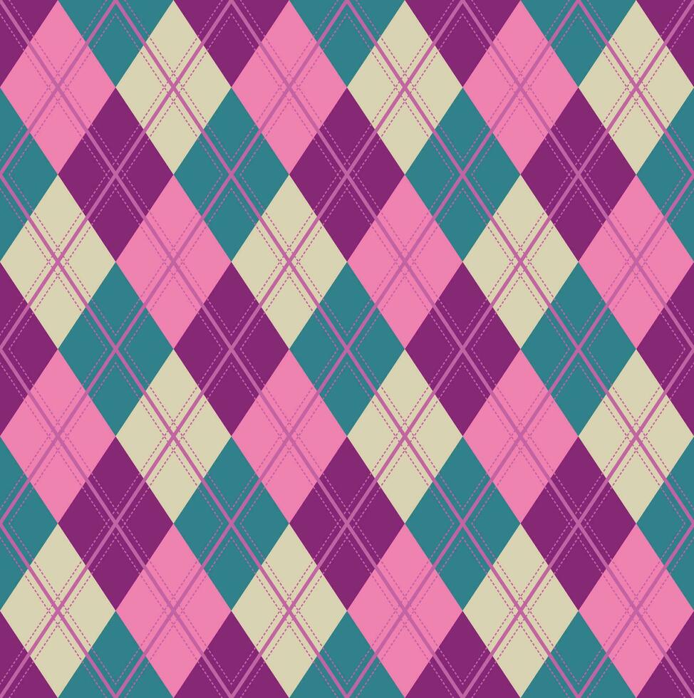 Argyle Pattern vector,geometric, background,Classic Knitted,plaid vector