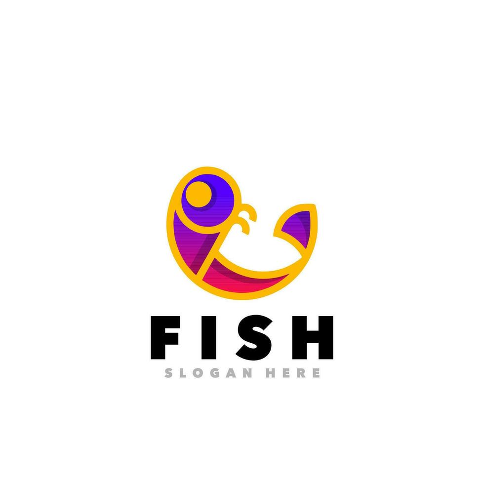 Fish Iine art vector