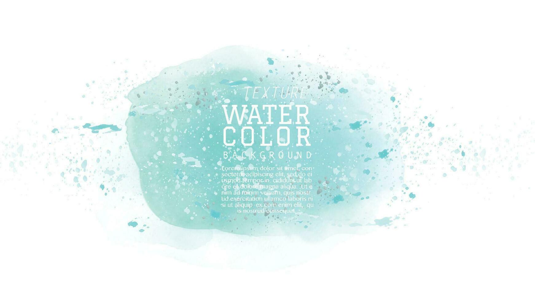 Green abstract watercolor with splash dot background vector