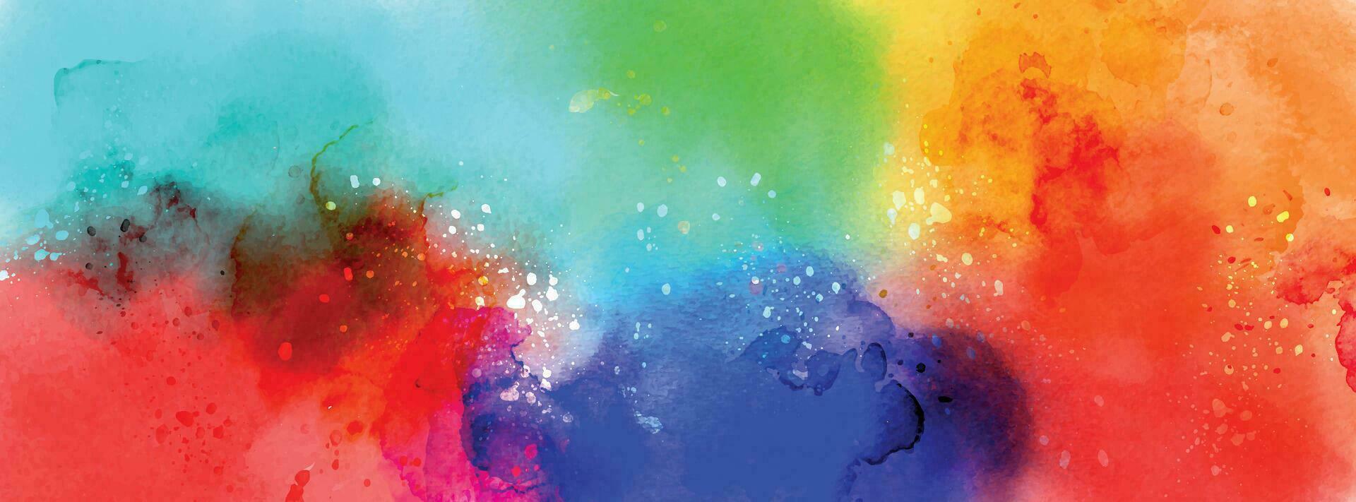 Abstract surface of fantasy splatter watercolor vector