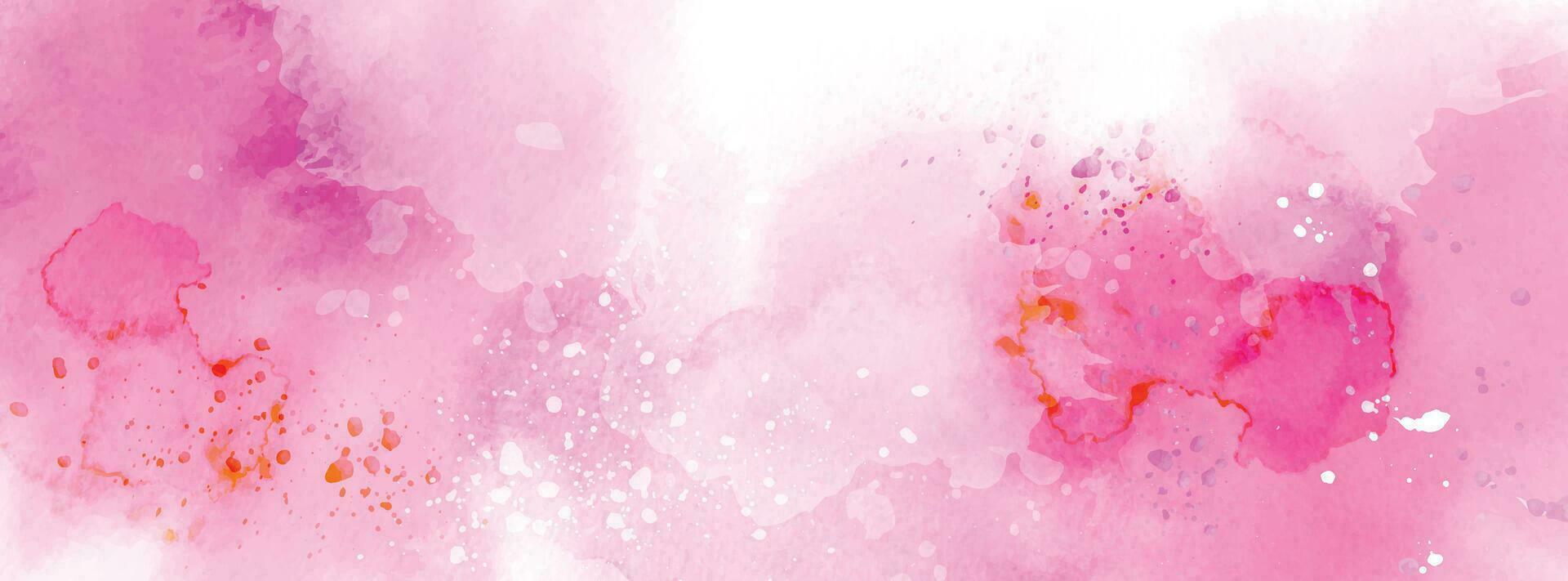 Abstract surface pink of splash watercolor vector