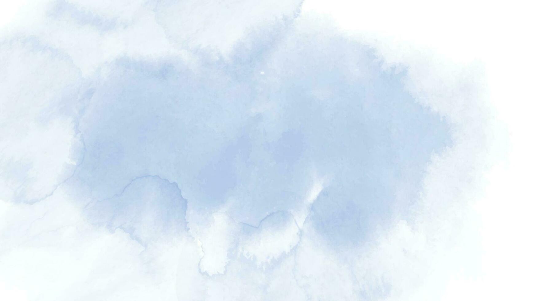 Abstract blue sky watercolor for background vector