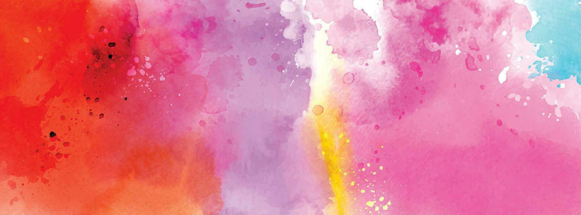Abstract surface bright colorful of watercolor vector