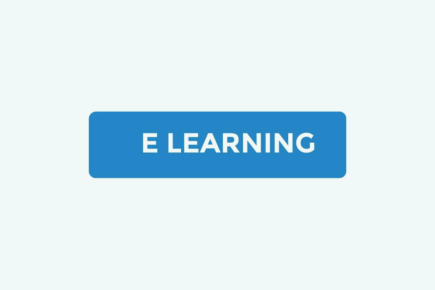 E learning button web banner templates. Vector Illustration