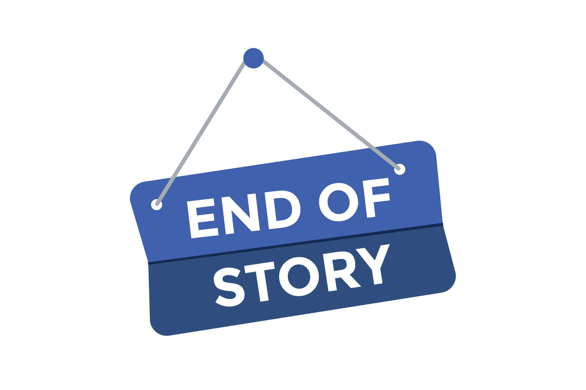 End of story button web banner templates. Vector Illustration 27375795