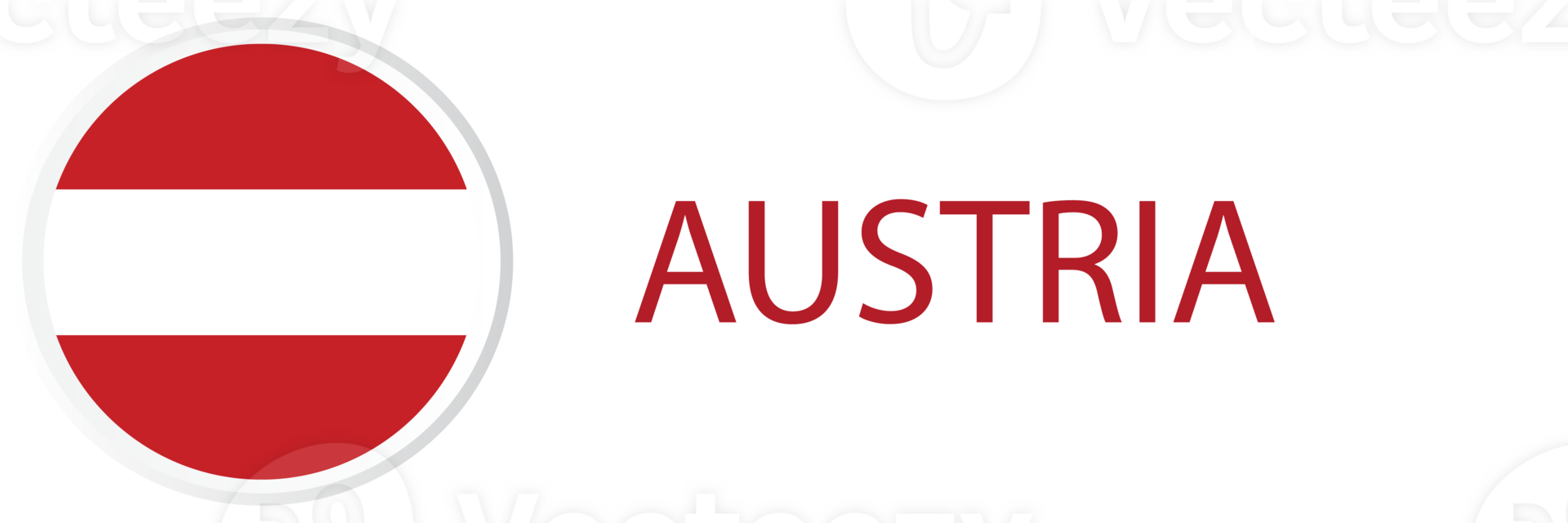 Austria flag in web button, button icon. png