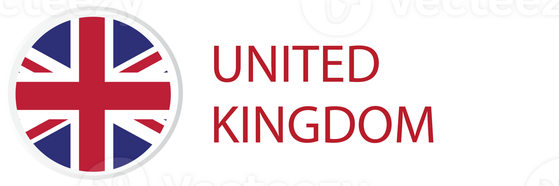 UK flag in web button, button icon. png
