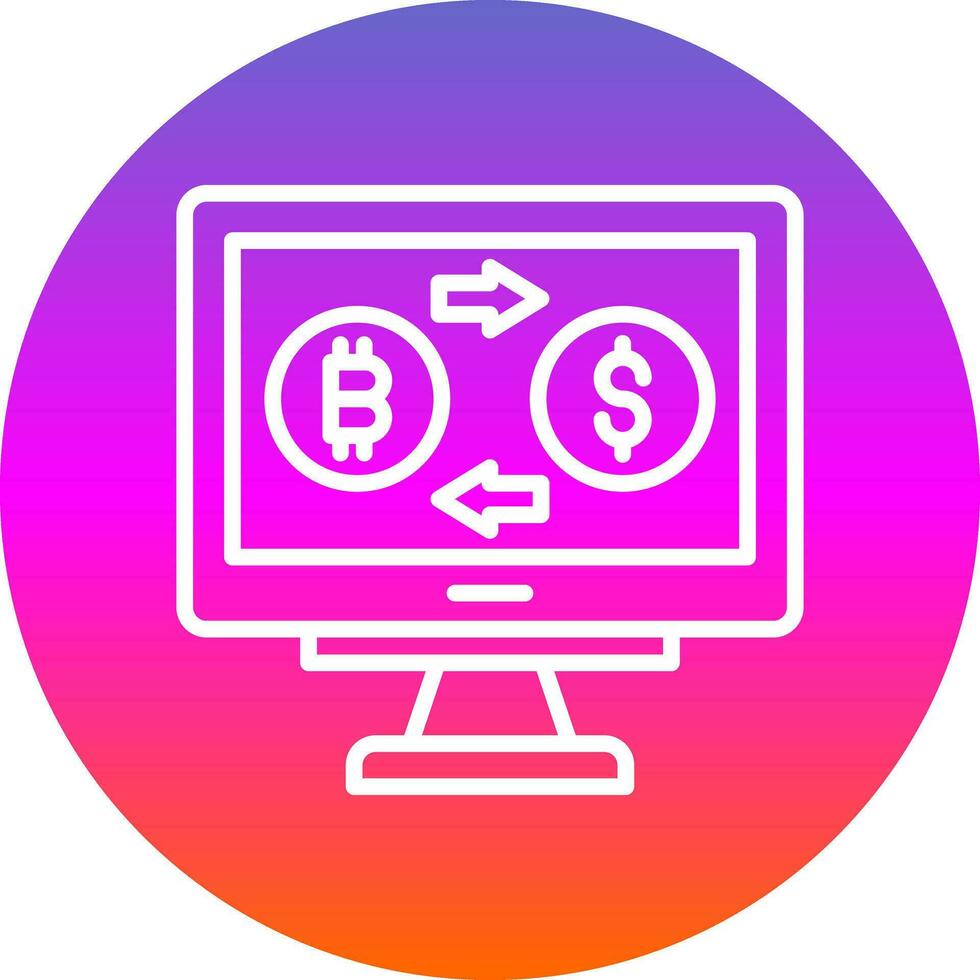 Cryptocurrency Vector Icon Design