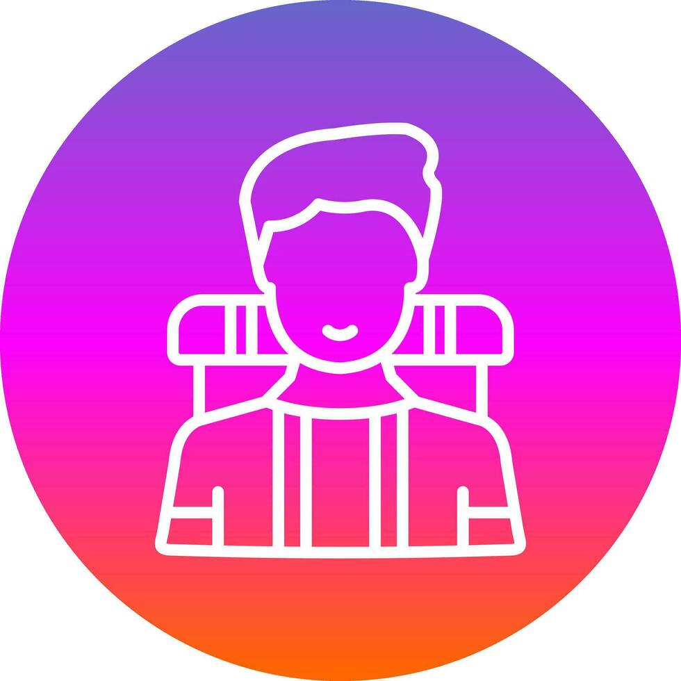 Traveller Vector Icon Design