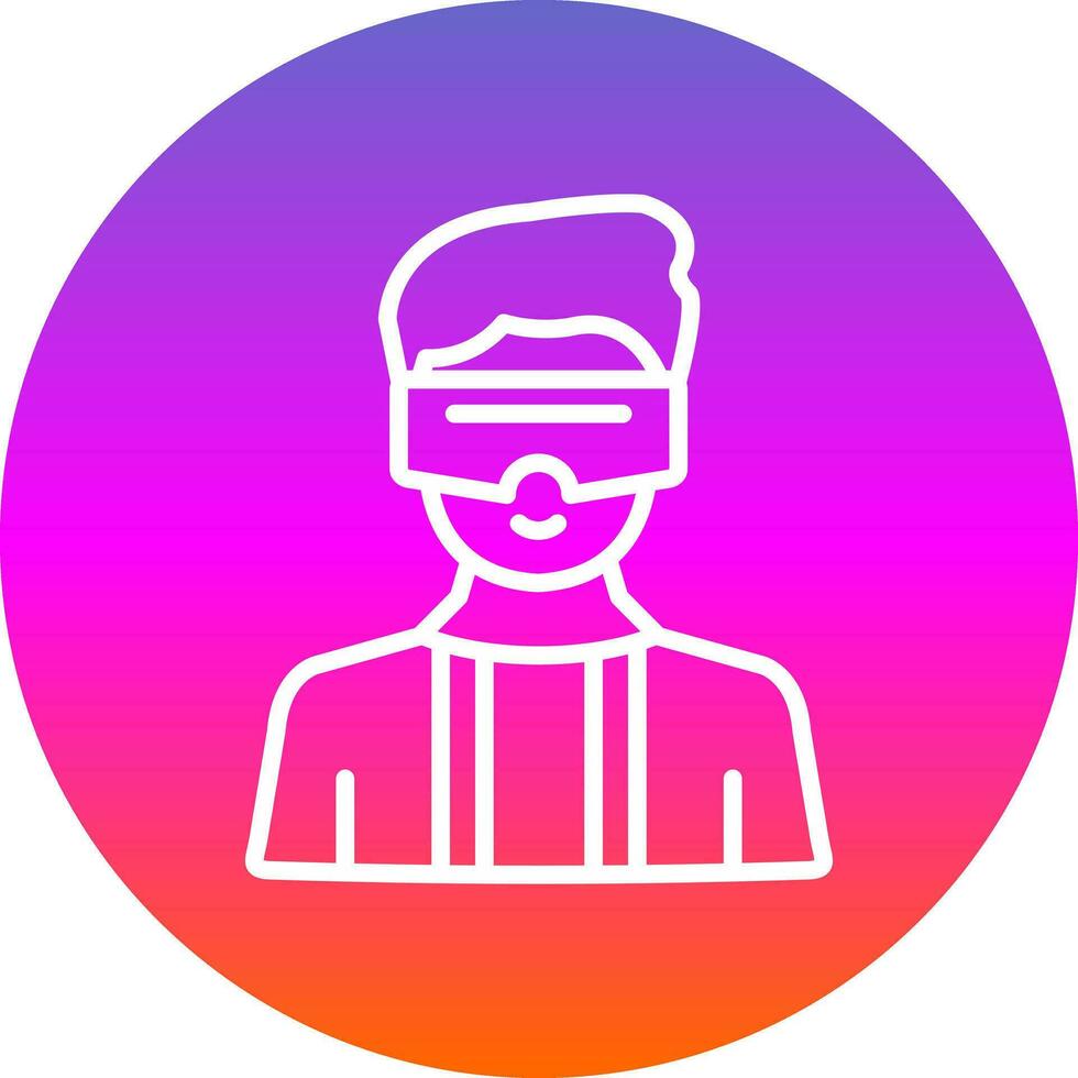 Virtual Reality Vector Icon Design