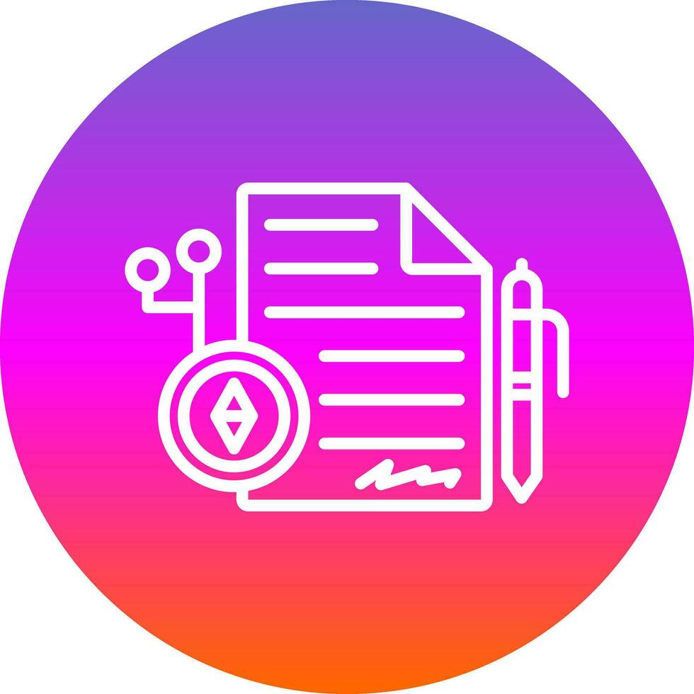 Smart Contracts Vector Icon Design