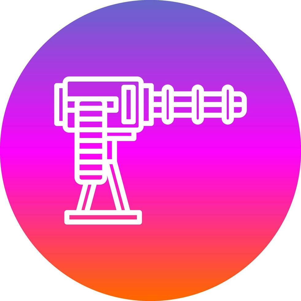 Machine Gun Vector Icon Design