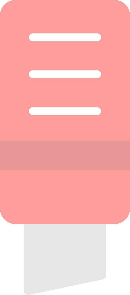 Eraser Vector Icon Design