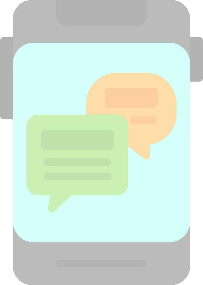 Online Chat Vector Icon Design