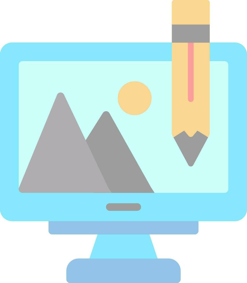 Digital Art Vector Icon Design