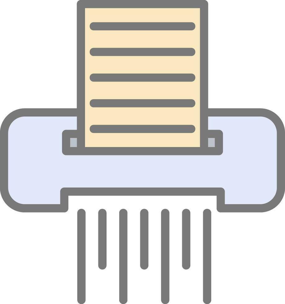 Shredder Vector Icon Design